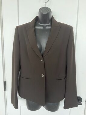 CALVIN KLEIN STUNNING PROFESSIONAL STYLE FULLY LINED BLAZER WITH POCKETS SZ 6